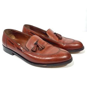 Bruno Magli Loafers Brown Leather Size 13 Made in Italy